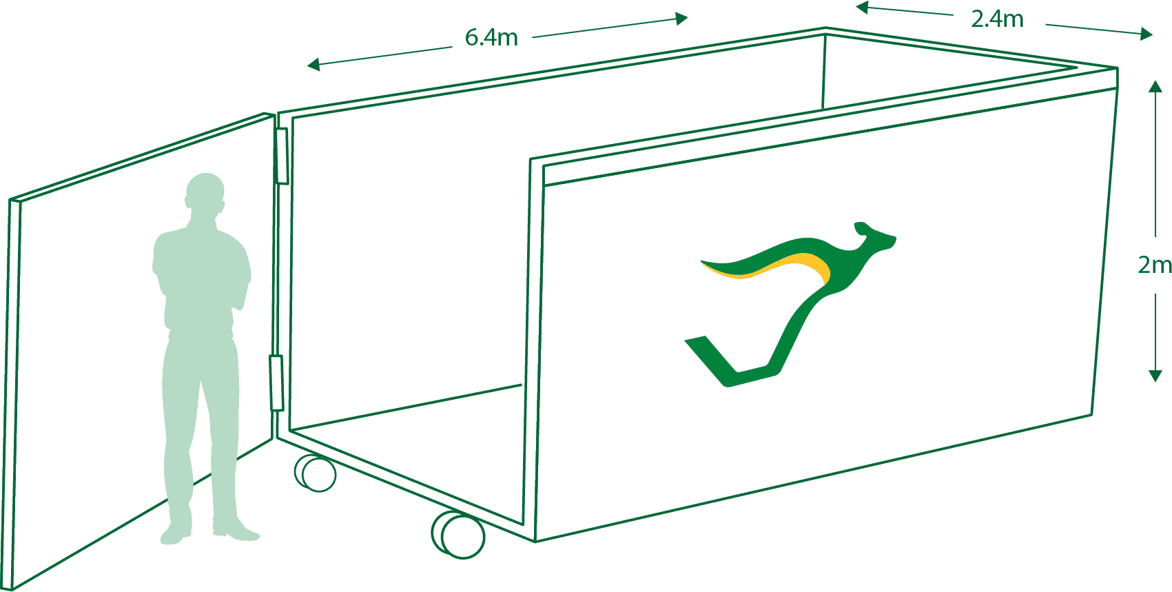 30 Hook Lift Bin