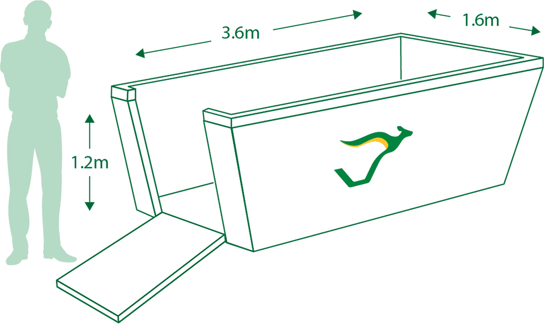 6 Marrel Skip Bin