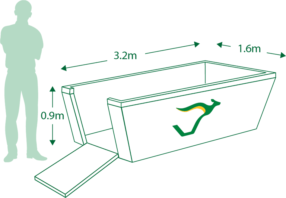 4 Marrel Skip Bin